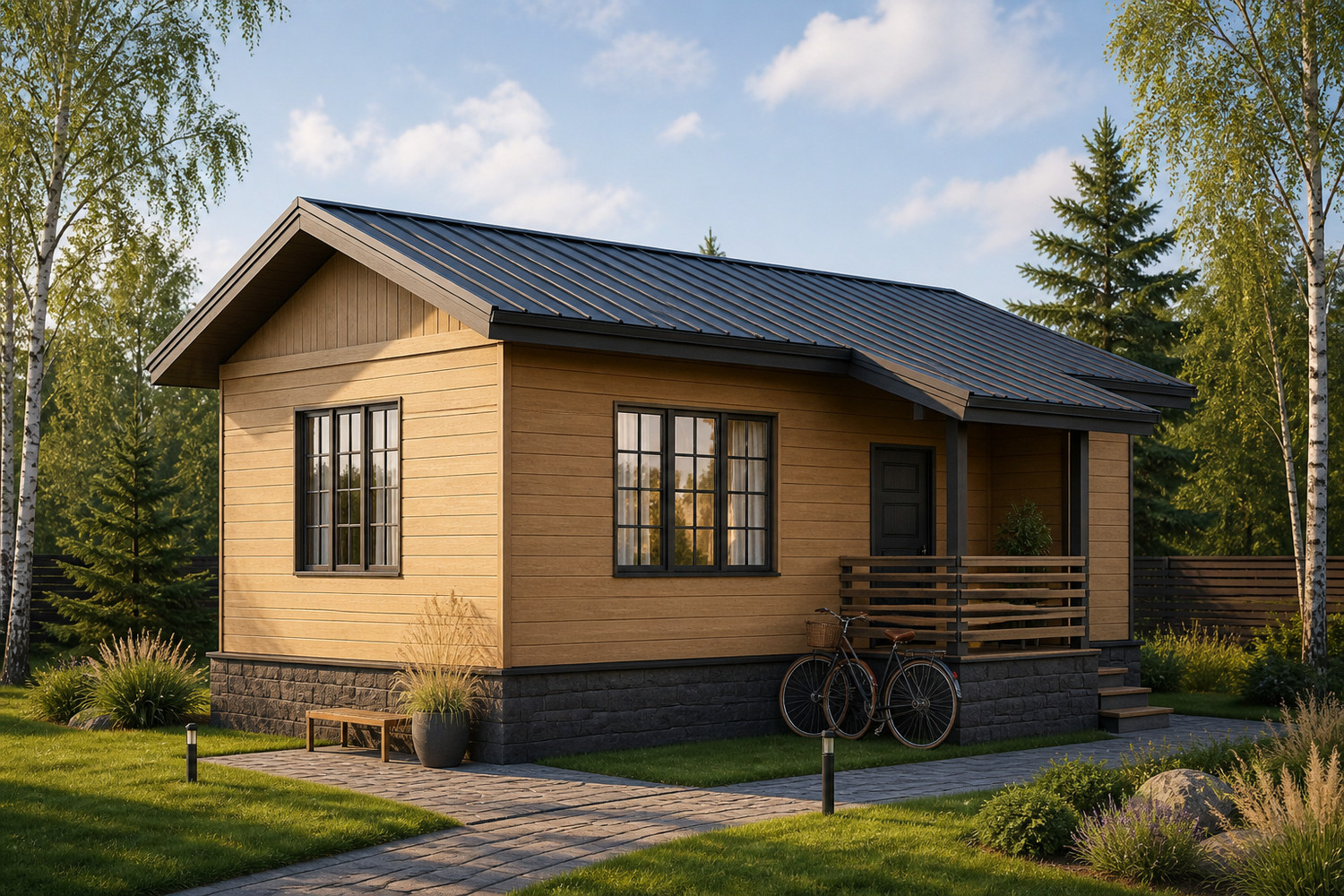 Индивидуальный СИП-дом 59,25 м² в Костромской области