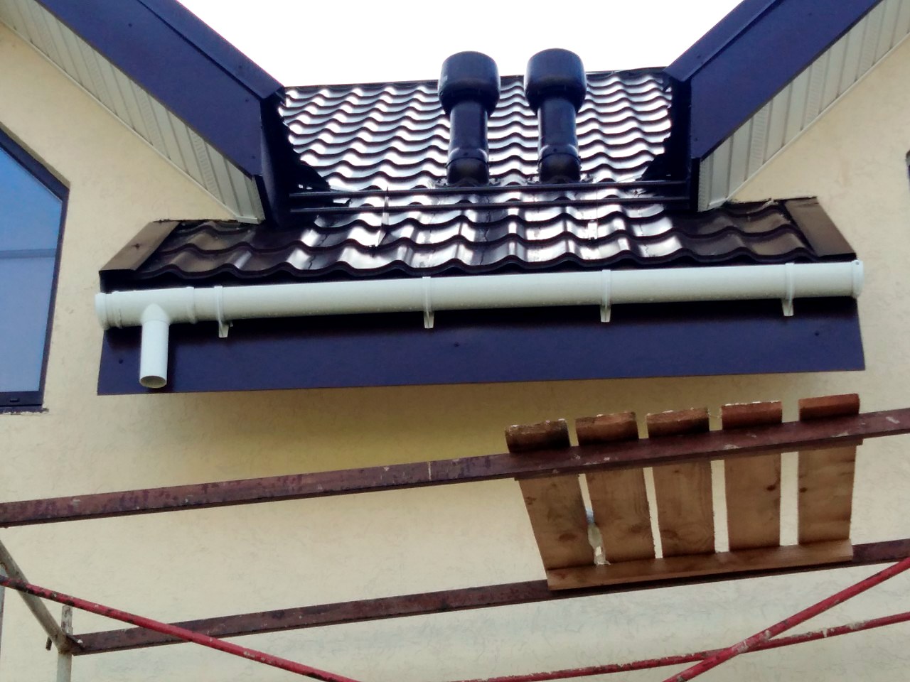 Дом по проекту «Гармония 122.89», д. Ширино: фасадная отделка