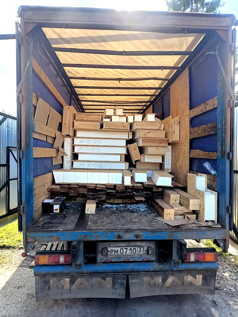 Дом по индивидуальному проекту, д. Конохово: доставка домокомплекта