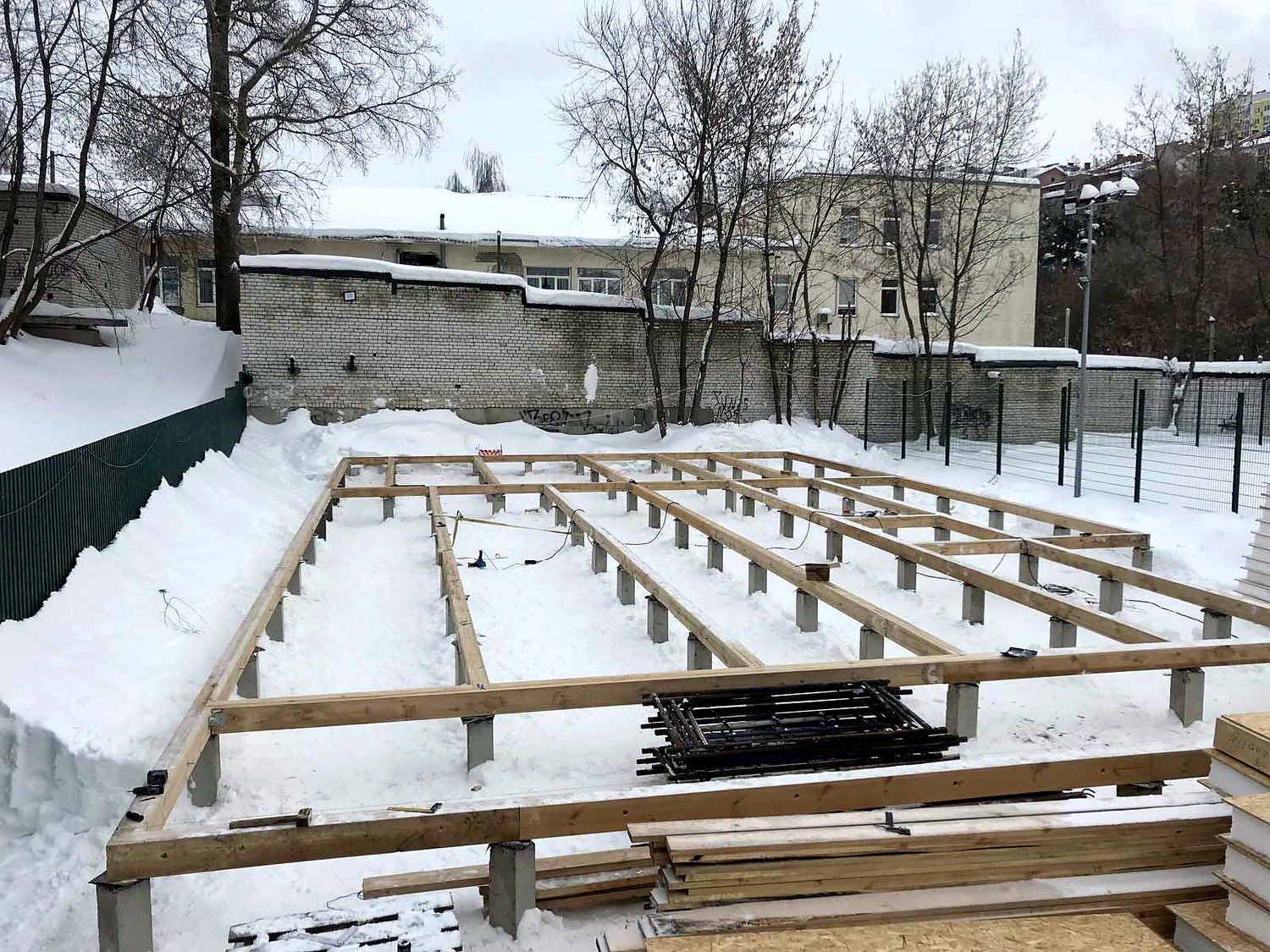 Дом 263 м² по индивидуальному проекту, г. Нижний Новгород: фундамент и обвязка