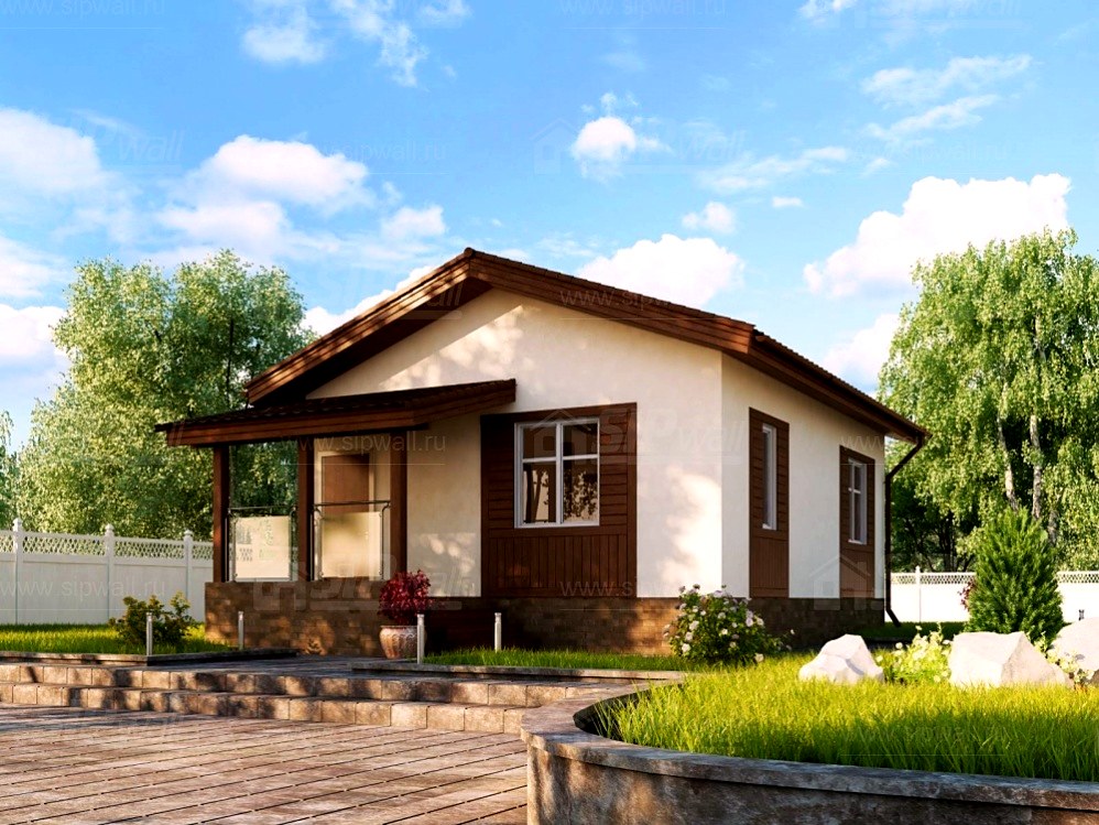 Дом 57 м² по проекту «Славянский Скит», д. Кормилицино