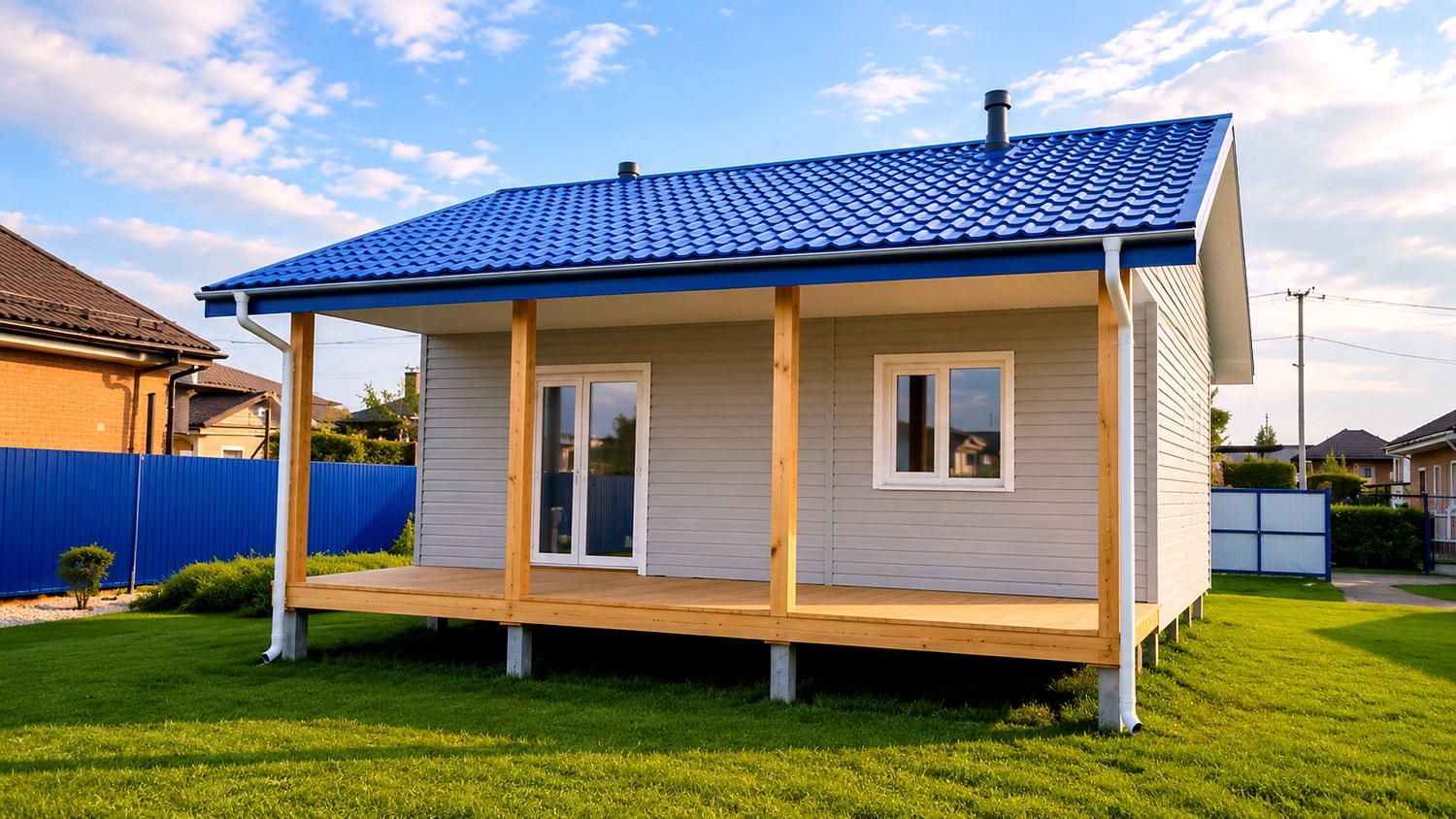 Дом 58,41 м² по индивидуальному проекту, д. Скрылья