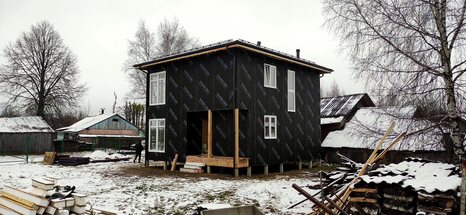 Дом по проекту «Патио», с. Михайловское