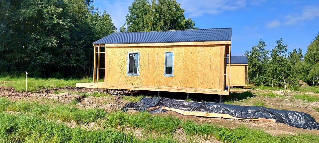 Дом 53,5 м² по индивидуальному проекту, Ленинградская область