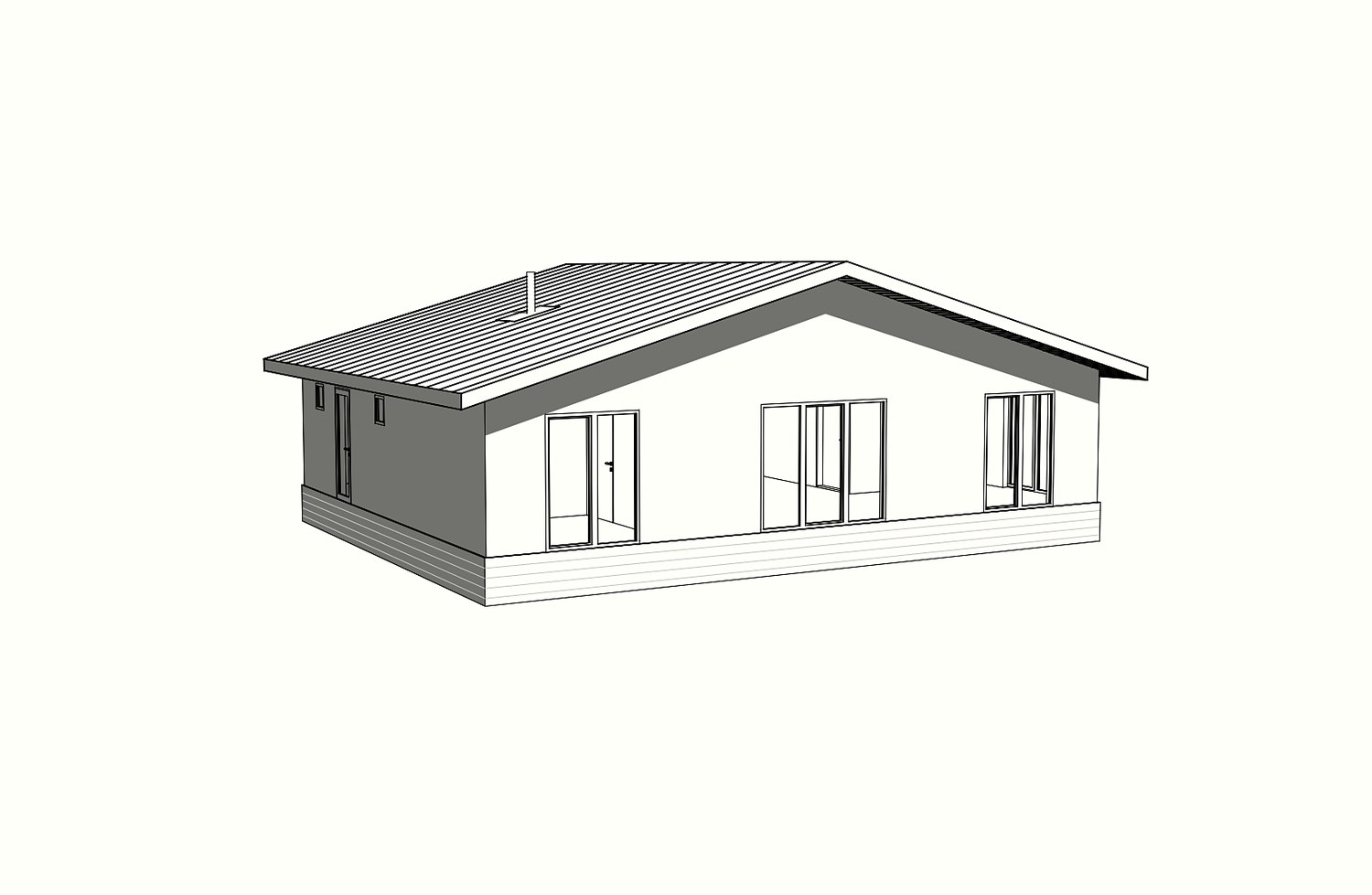 Дом 107 м² по индивидуальному проекту, с. Верхнее Чуево