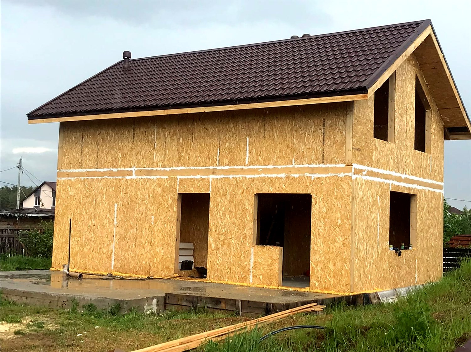 Дом 123,6 м² по проекту «Дорофеево», д. Афанасово