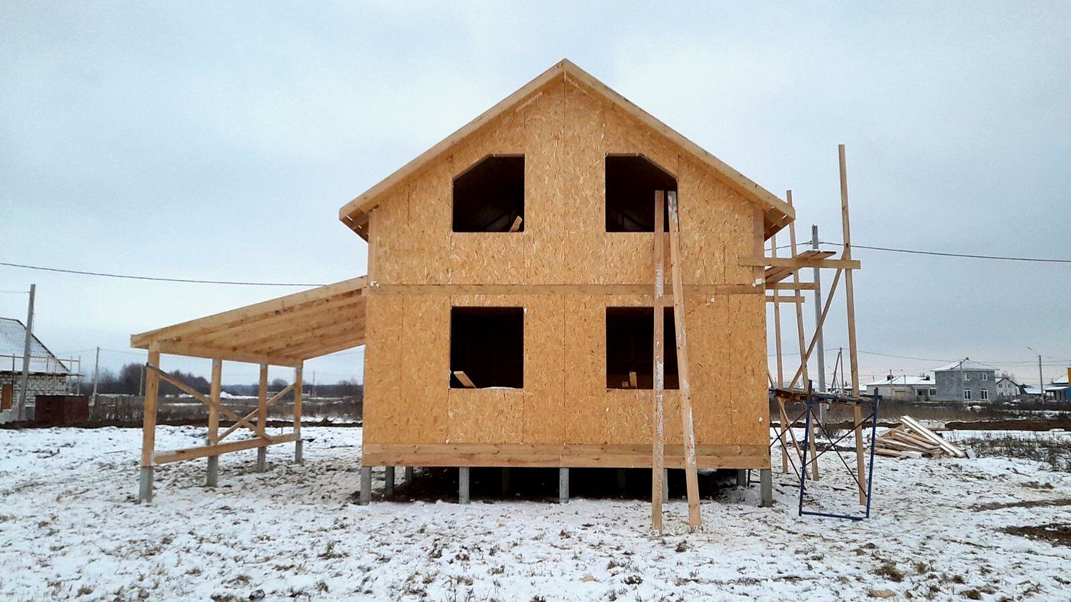 Дом 135 м² по проекту «Встреча», Костромская область
