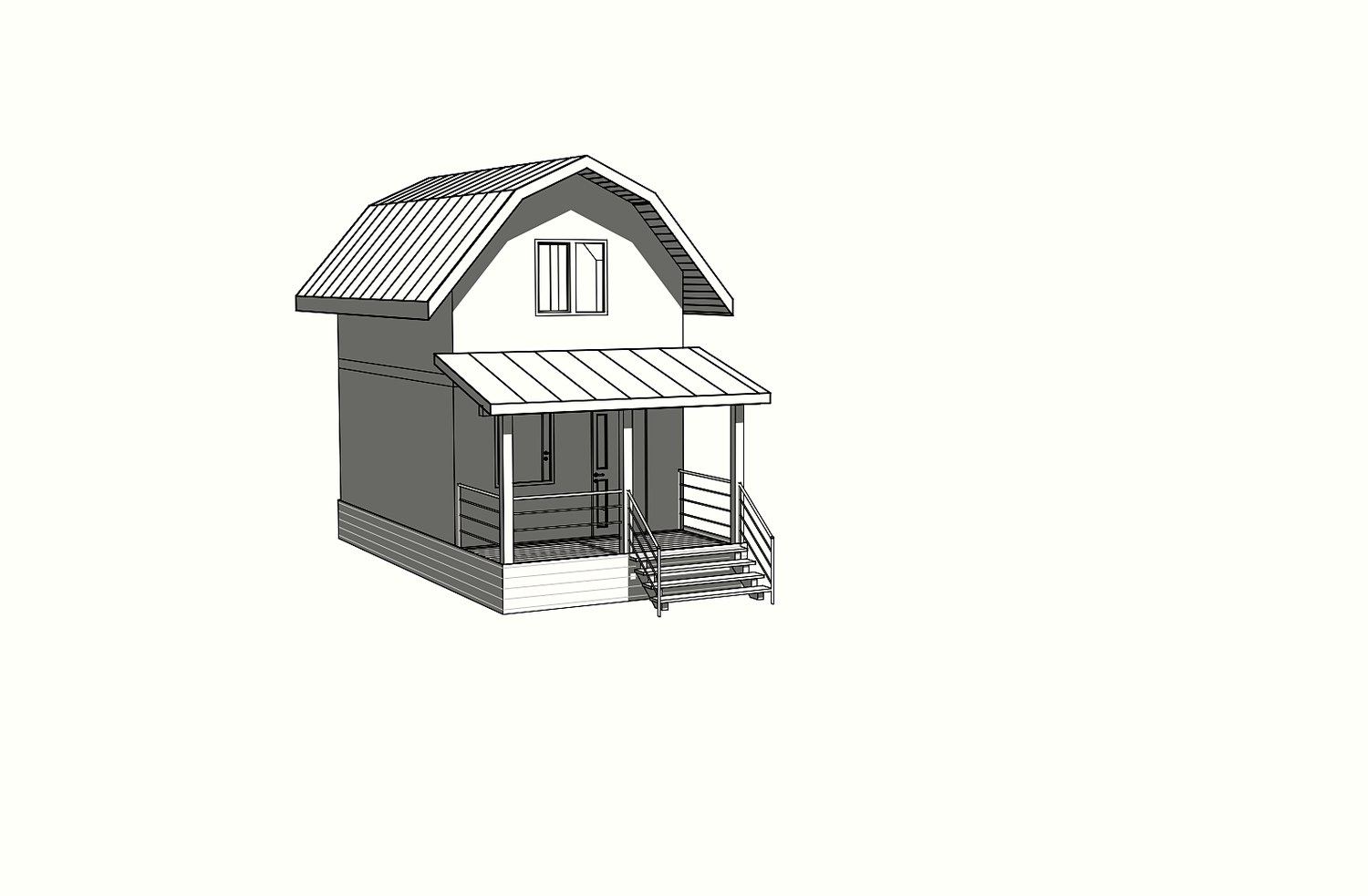 Дом 46 м² по индивидуальному проекту, СНТ «Рассвет»