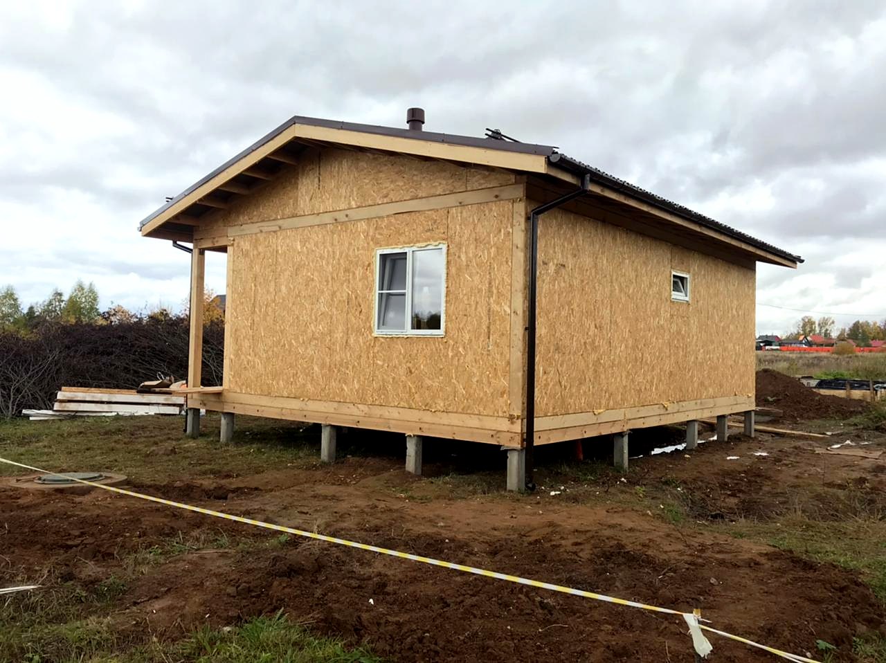 Дом 51 м² по индивидуальному проекту, д. Панеево