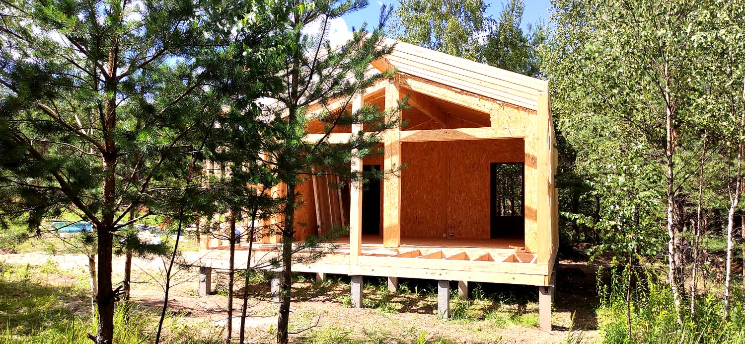 Дом 54,5 м² по индивидуальному проекту, д. Барское