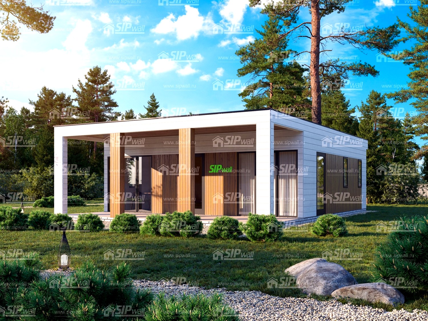 Дом 83,6 м² по проекту «Ярославль», п. Литвиново