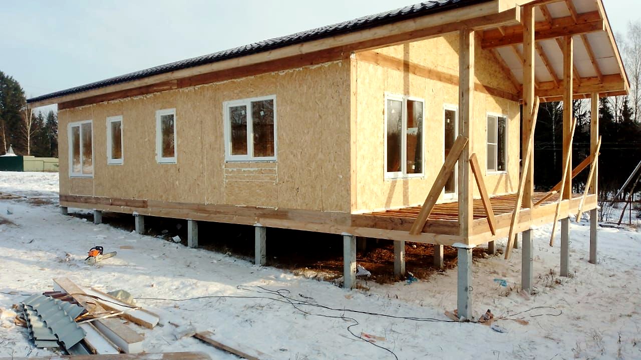 Дом 97 м² по индивидуальному проекту, д. Иконниково