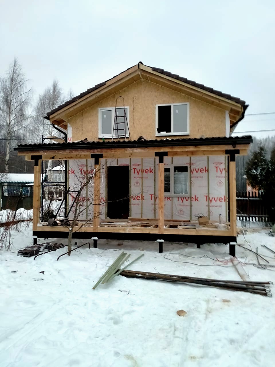 Дачный дом по проекту «Дачный домик», д. Карачарово