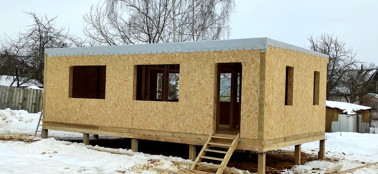 Дом 43 м² по индивидуальному проекту, СНТ «ФИЛЬМ»
