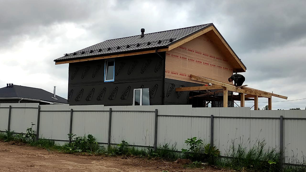 Дом по проекту «Ессентуки 7.5х7.5», с. Растуново