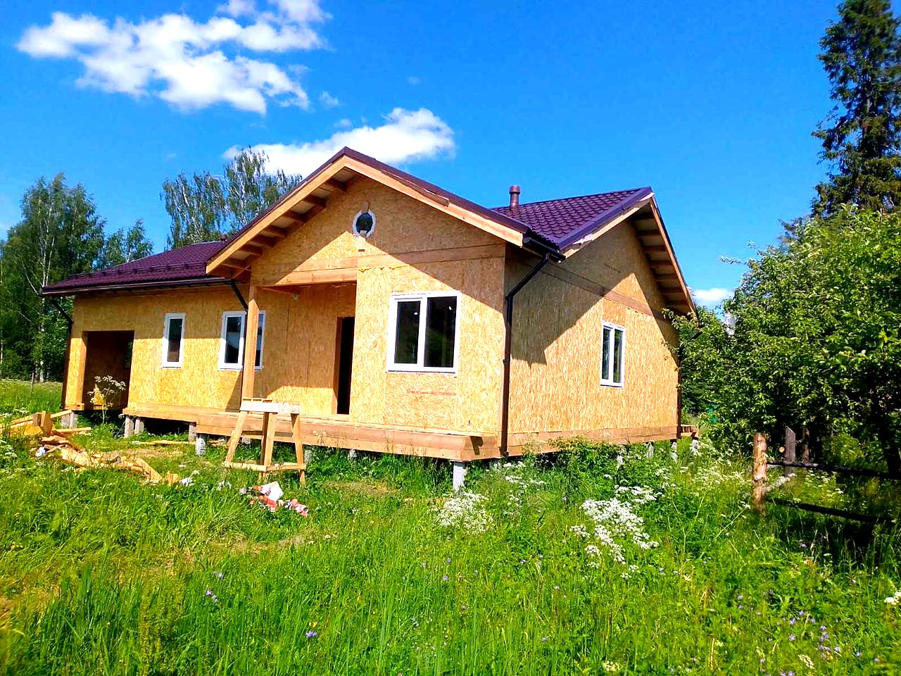 Дом 153,4 м² по индивидуальному проекту, д. Верескуново