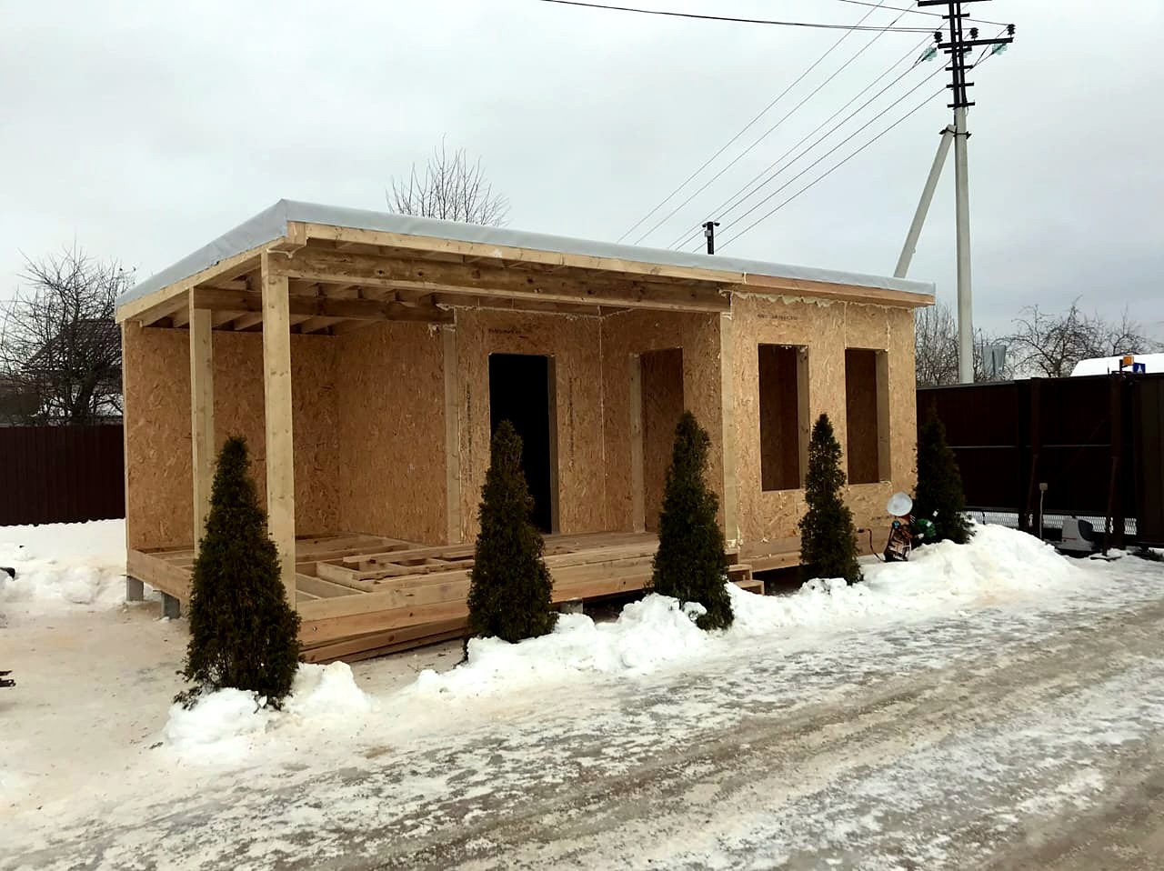 Дом 44,5 м² по индивидуальному проекту, д. Игнатово